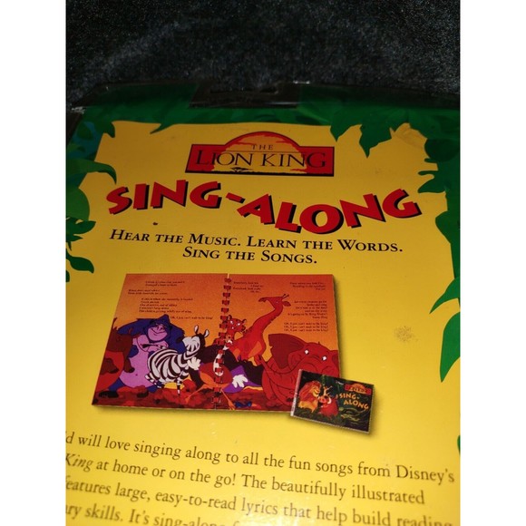 Walt Disney Vintage Read A Long Cassette And Books lion king, jungle book new - Picture 12 of 13